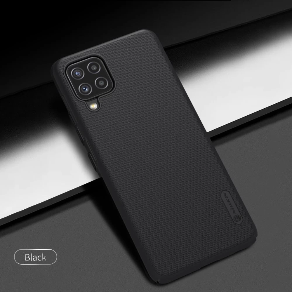 Samsung Galaxy A22 4G чехол синий Nillkin Super Frosted Shield  4G/LTE