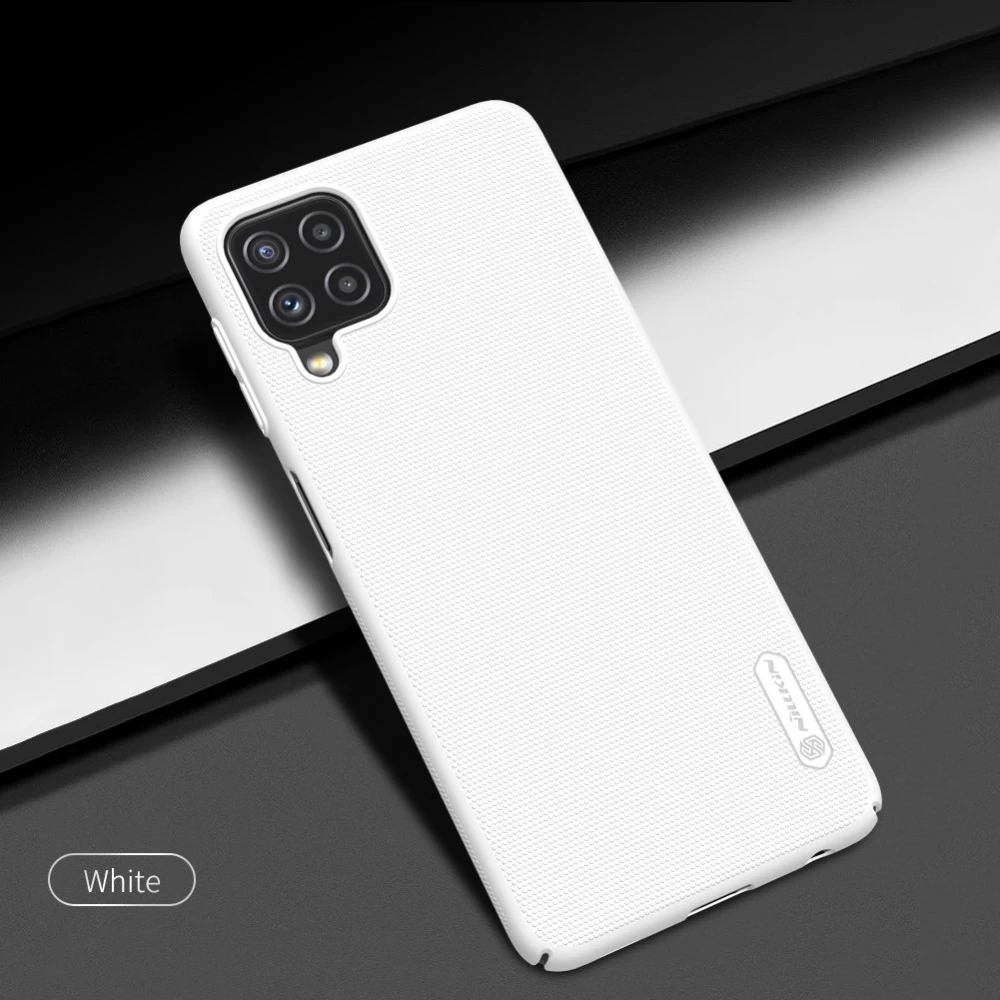Samsung Galaxy A22 4G чехол синий Nillkin Super Frosted Shield  4G/LTE