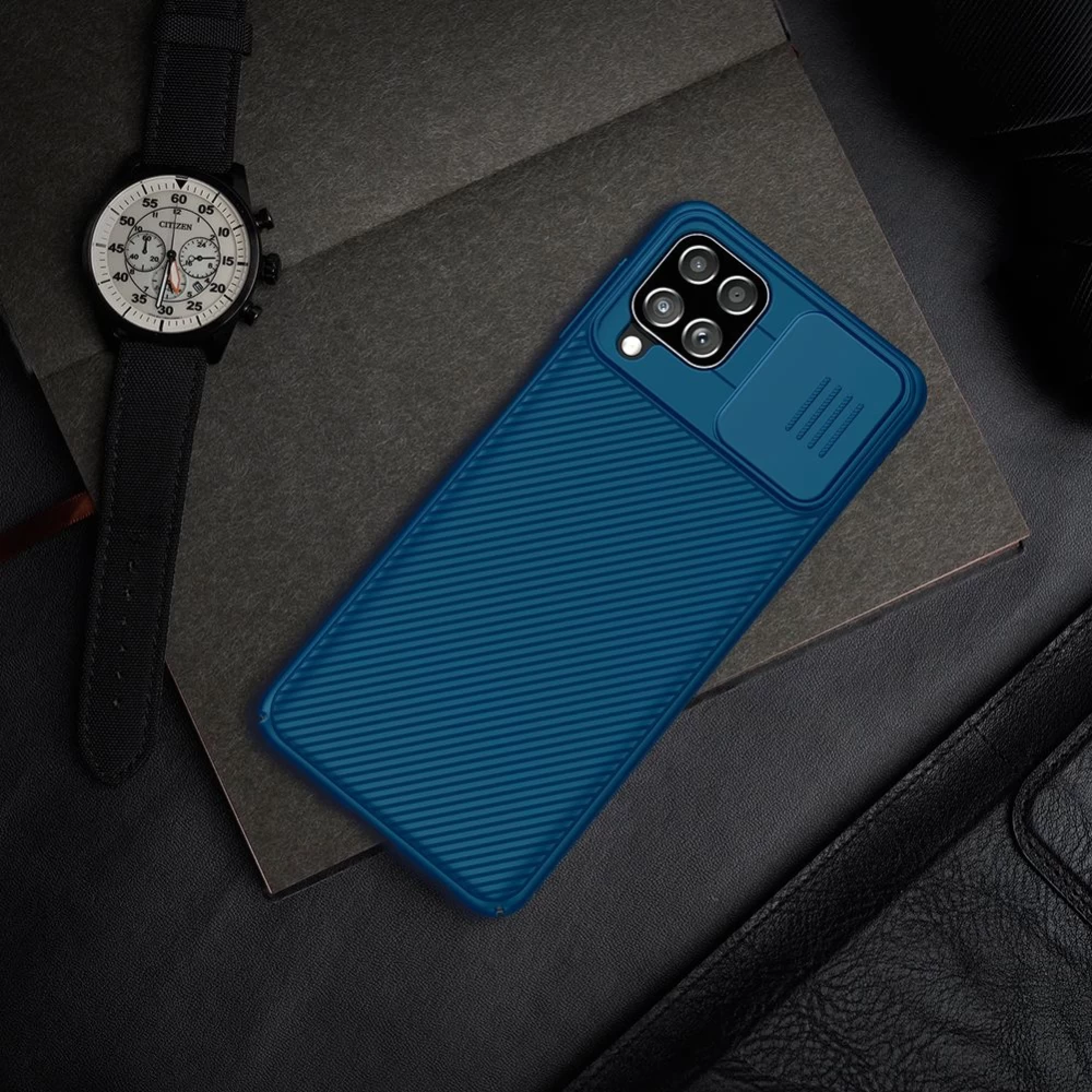 Samsung Galaxy A22 4G case blue Nillkin CamShield  4G/LTE