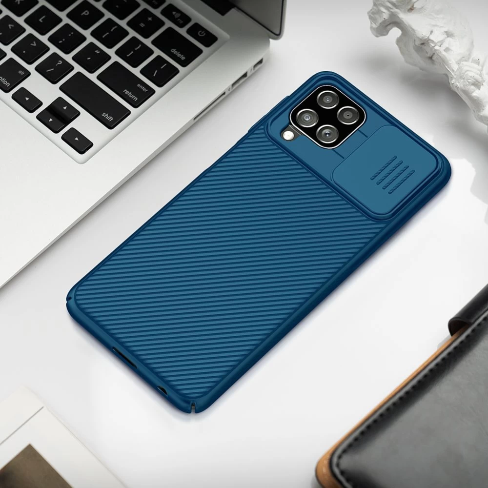 Samsung Galaxy A22 4G case blue Nillkin CamShield  4G/LTE