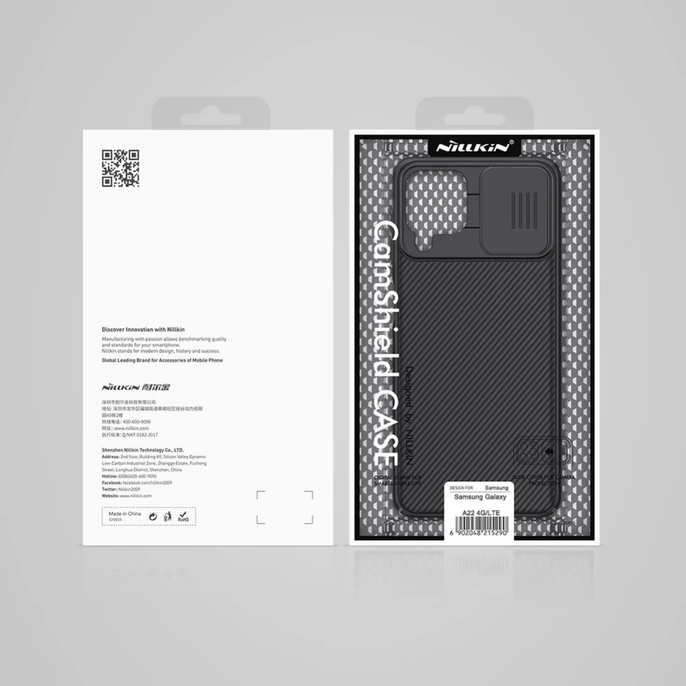 Samsung Galaxy A22 4G case blue Nillkin CamShield  4G/LTE