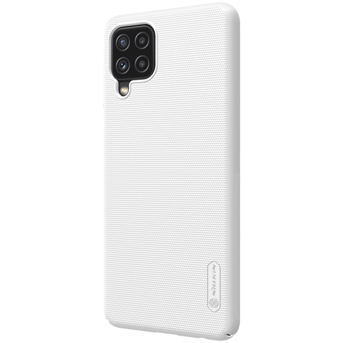 Samsung Galaxy A22 4G dėklas baltas Nillkin Super Frosted Shield 4G/LTE