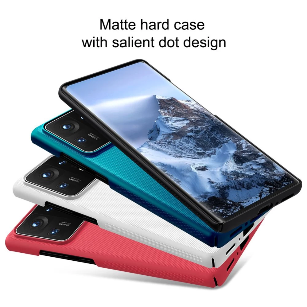 Xiaomi Mi Mix 4 ümbris punane Nillkin Super Frosted Shield 