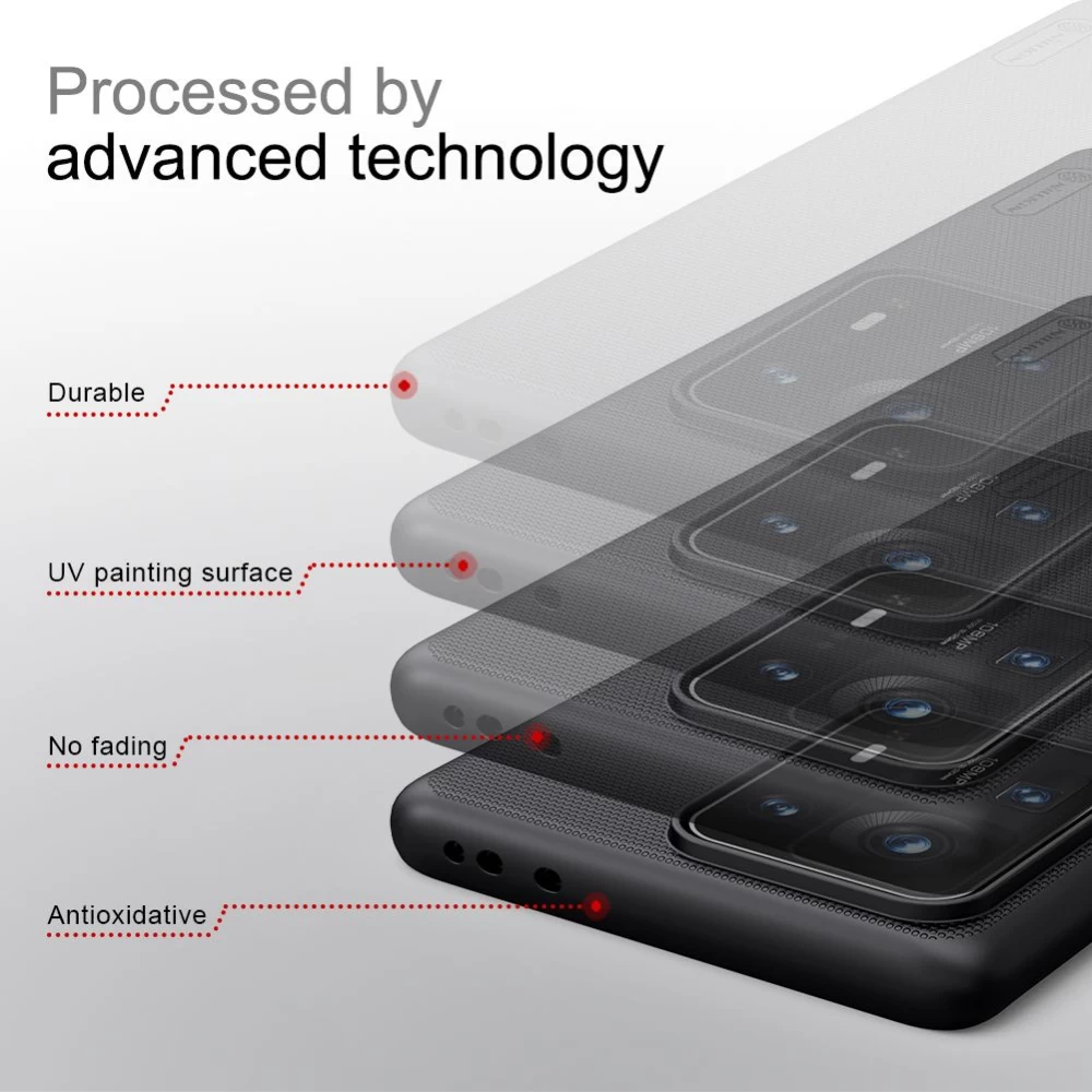 Xiaomi Mi Mix 4 ümbris punane Nillkin Super Frosted Shield 