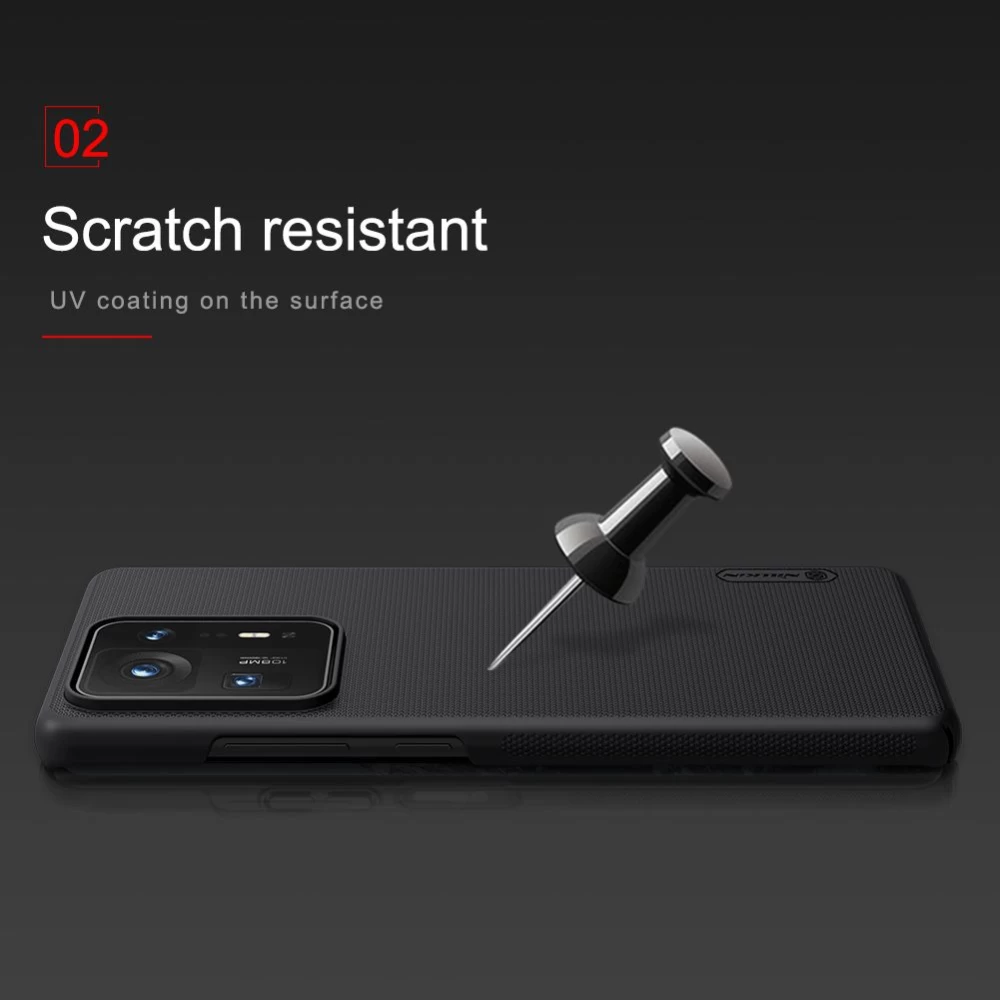 Xiaomi Mi Mix 4 ümbris punane Nillkin Super Frosted Shield 