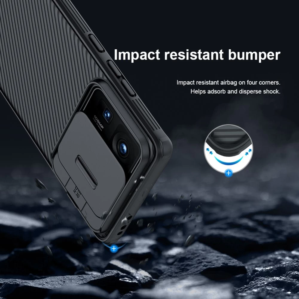 Xiaomi Mi Mix 4 ümbris sinine Nillkin CamShield PRO 