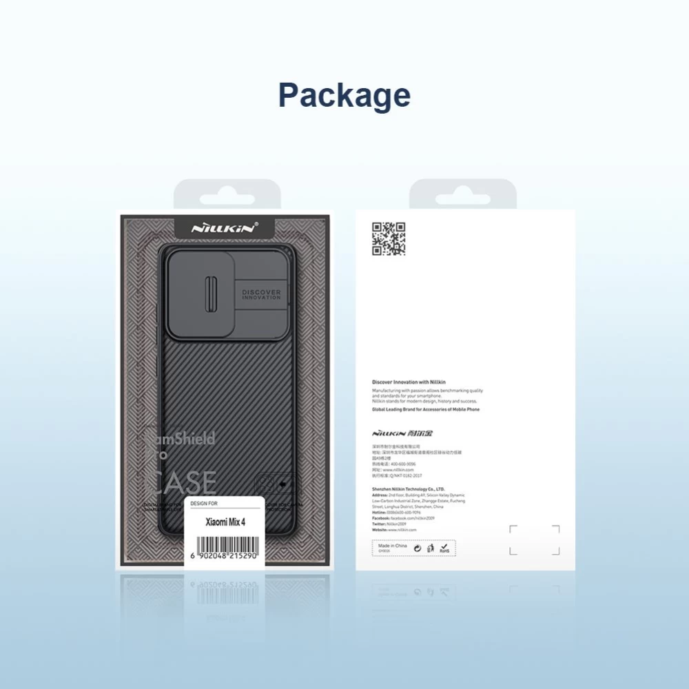 Xiaomi Mi Mix 4 ümbris sinine Nillkin CamShield PRO 