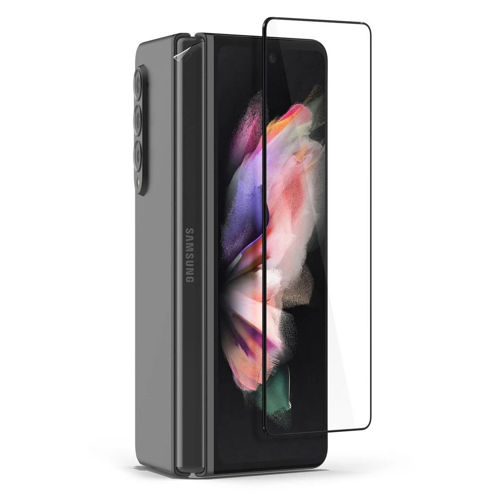 Samsung Galaxy Z Fold 3 skärmskydd SPIGEN Glass FC & Hinge Film