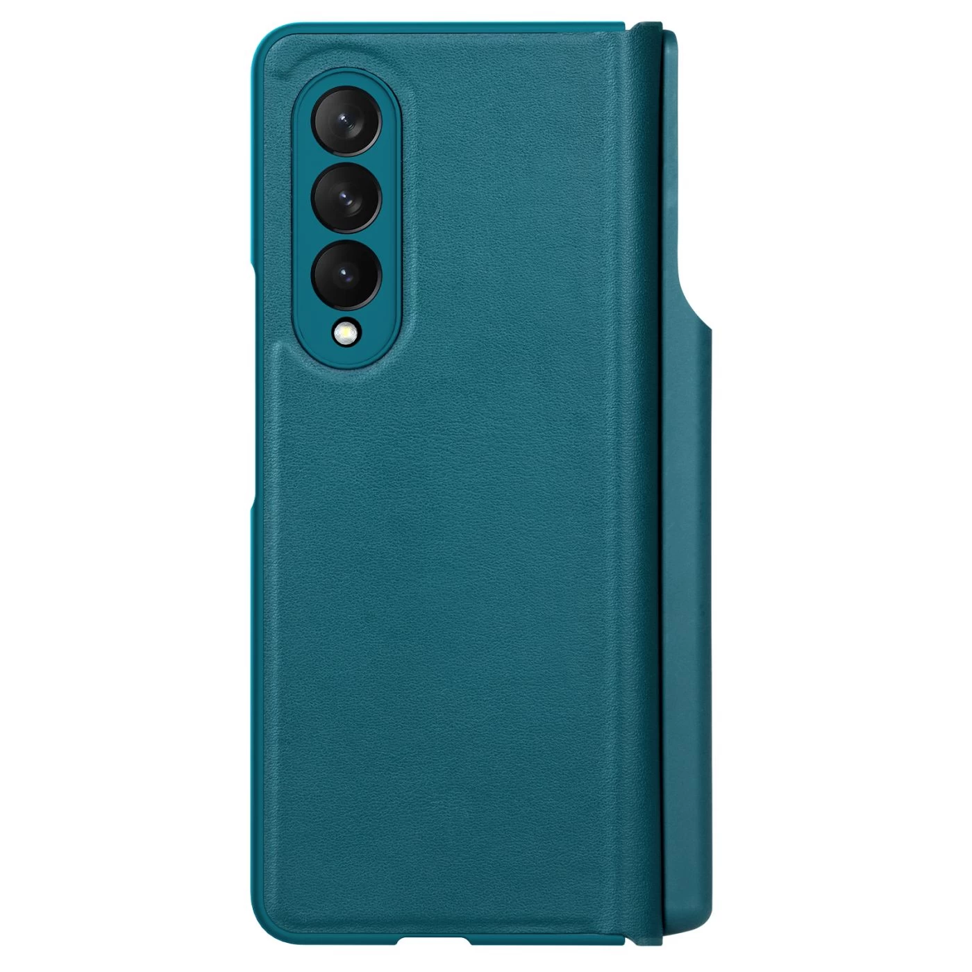 Samsung Galaxy Z Fold 3 kaaned roheline Nillkin Qin Leather (Vegan Leather) 5G