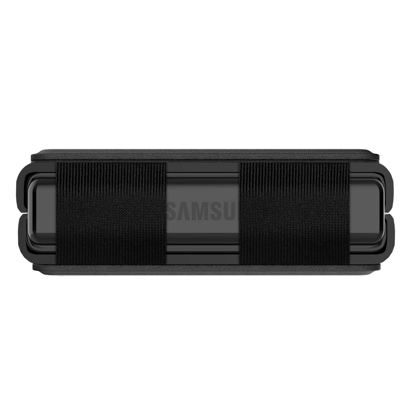 Samsung Galaxy Z Flip 3 dėklas Juoda Nillkin Qin Leather Vegan 5G