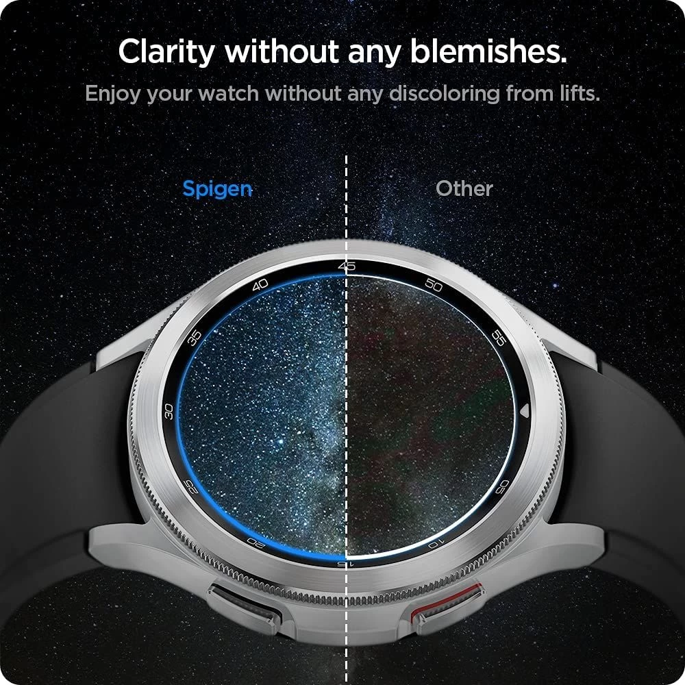 Samsung Galaxy Watch 4 Tempered glass  SPIGEN TR EZ FIT Glass Classic 42mm (2pack)