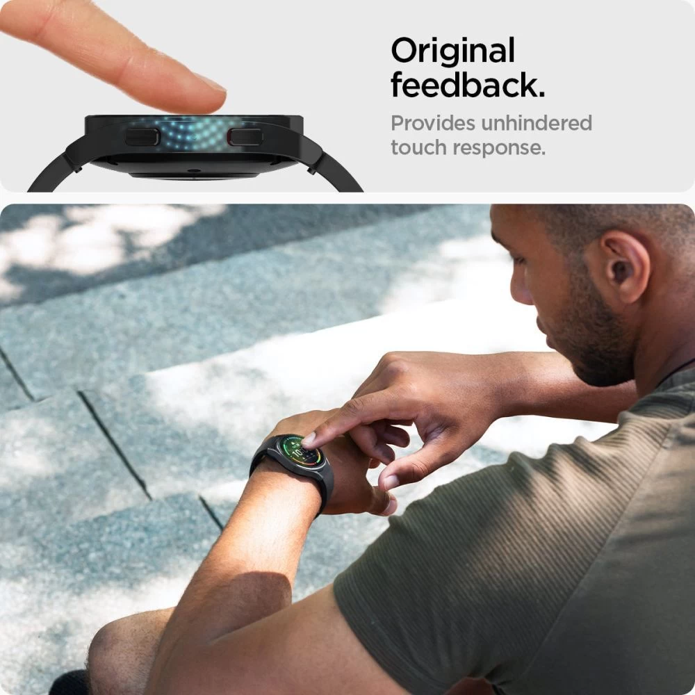 Samsung Galaxy Watch 4 aizsargstikls  SPIGEN Glas.TR EZ-FIT (40mm) 2-pack