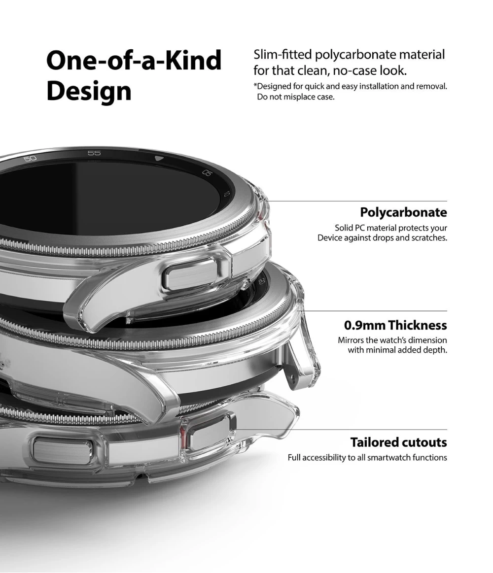 Samsung Galaxy Watch 4 rihm  RINGKE Slim 2-pack Classic 46mm
