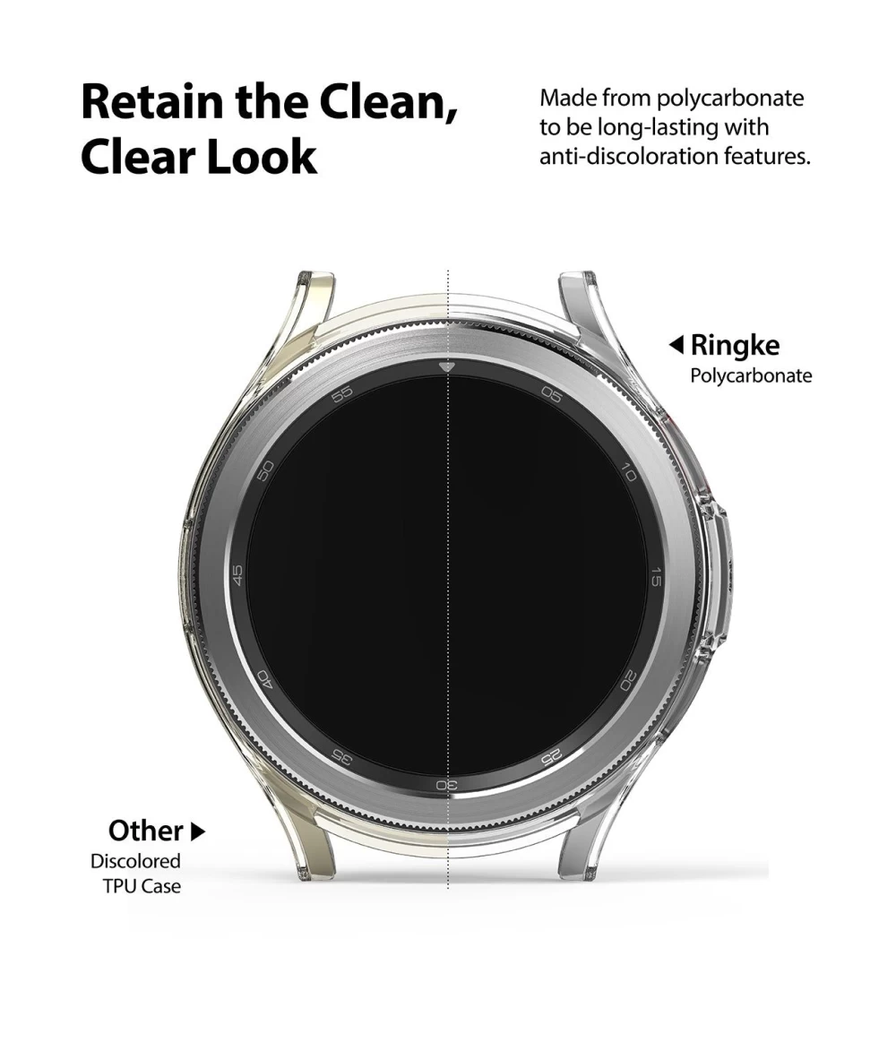 Samsung Galaxy Watch 4 rihm  RINGKE Slim 2-pack Classic 46mm