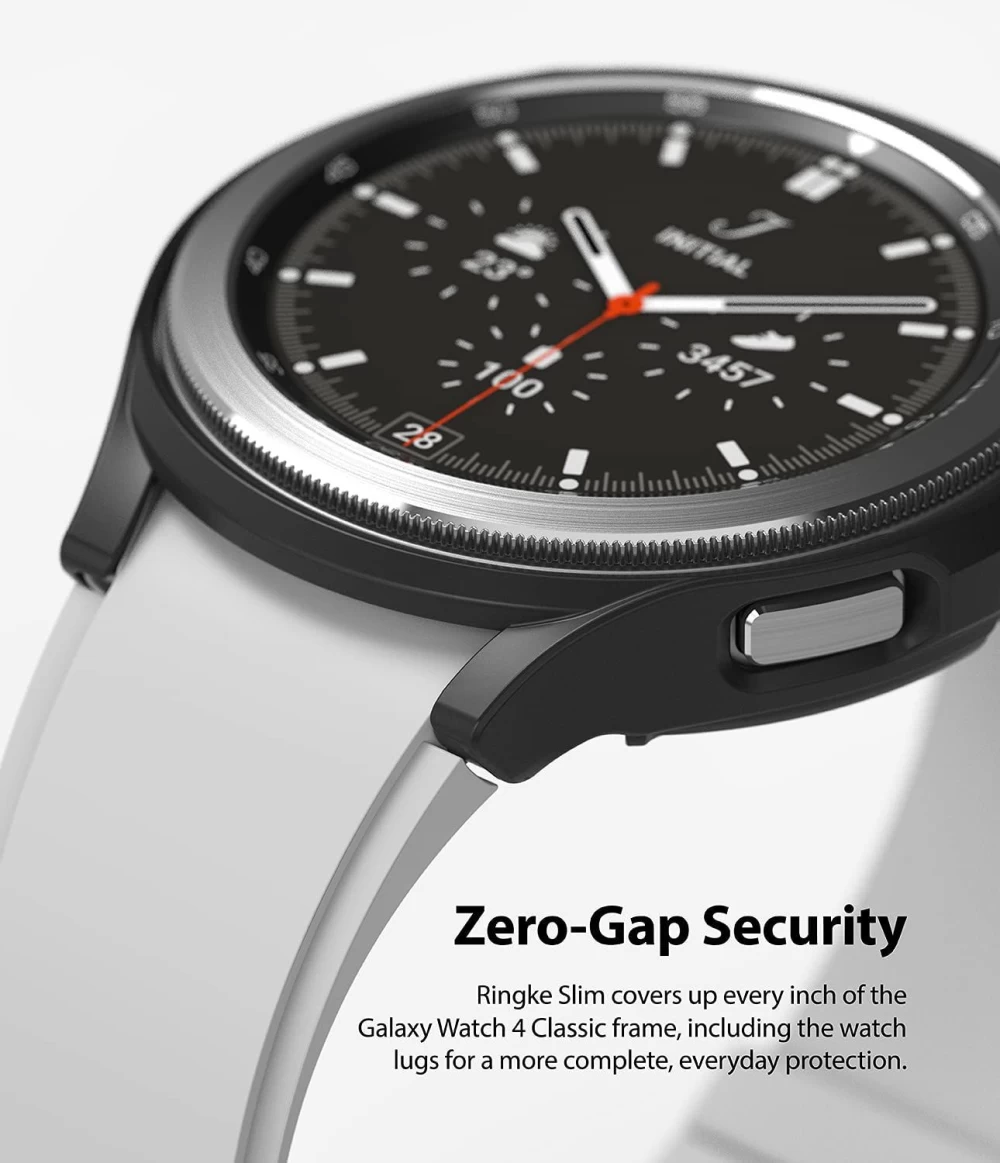 Samsung Galaxy Watch 4 rihm must RINGKE Slim 2-pack Classic 46mm