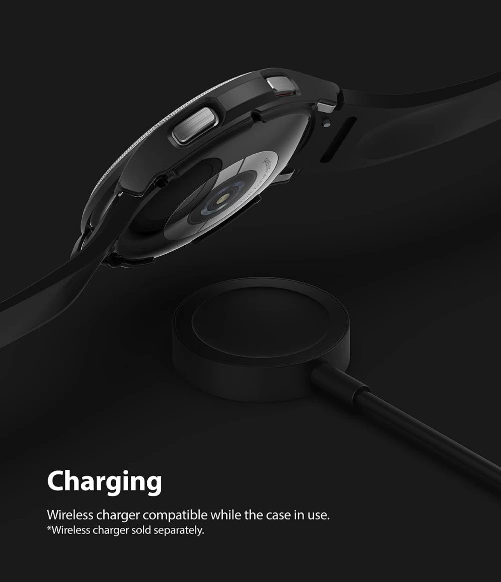Samsung Galaxy Watch 4 rihm must RINGKE Slim 2-pack Classic 46mm