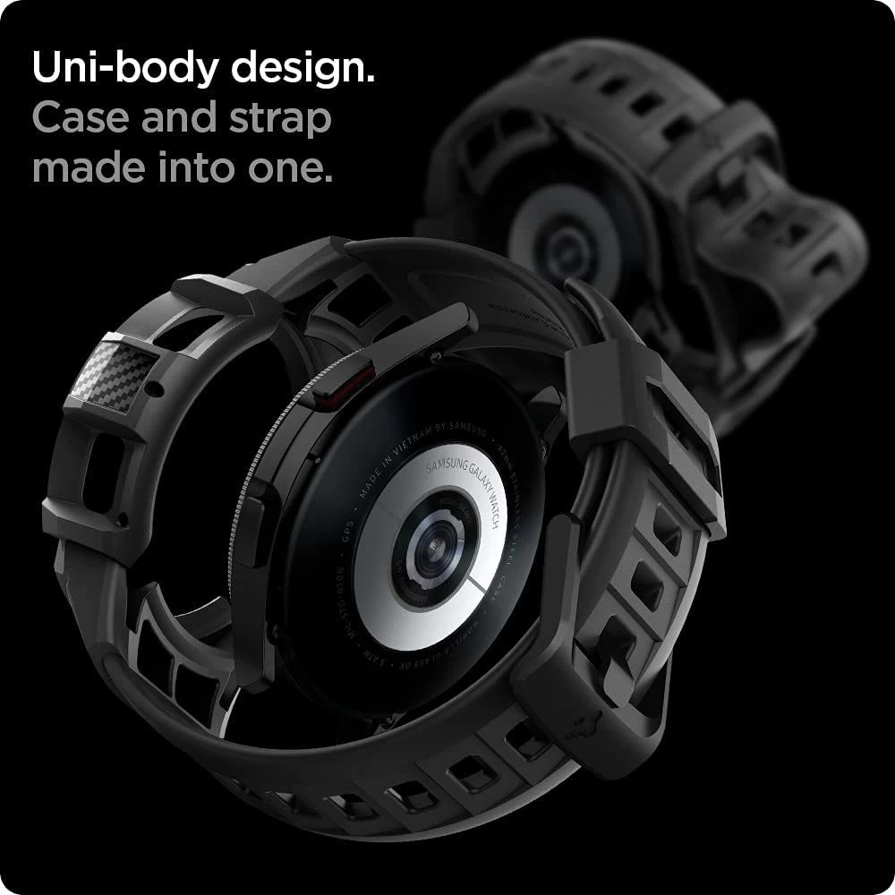 Samsung Galaxy Watch 4 telefoni ümbris must SPIGEN Rugged Armor