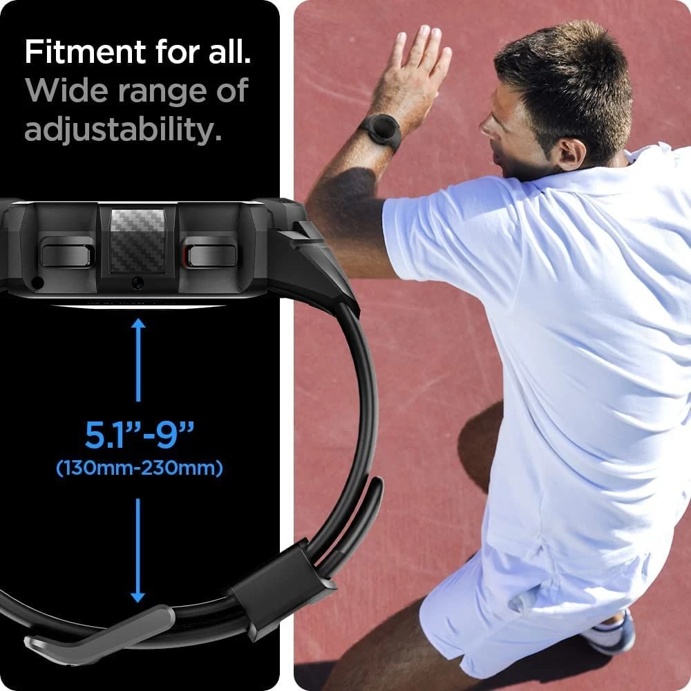 Samsung Galaxy Watch 4 telefoni ümbris must SPIGEN Rugged Armor