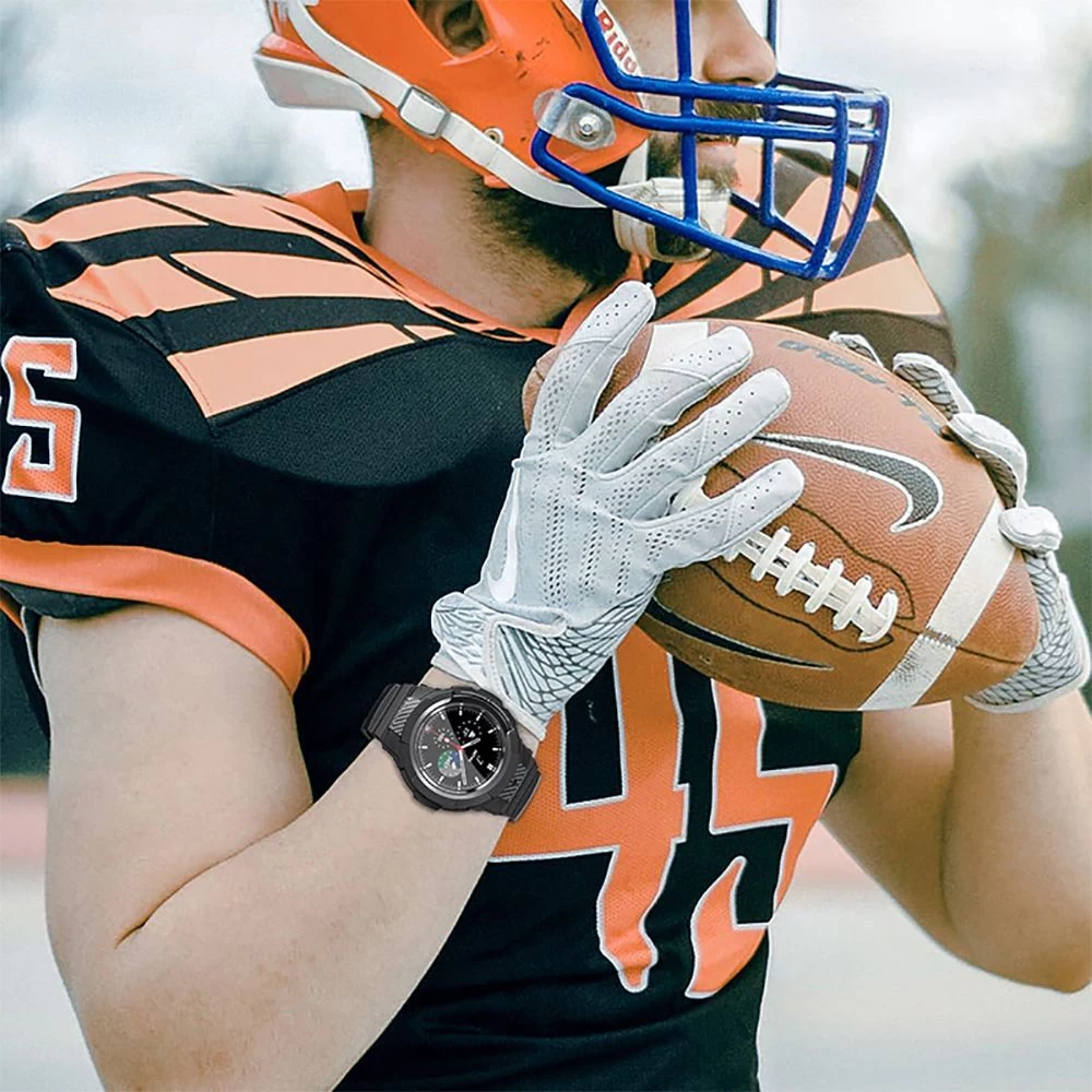 Samsung Galaxy Watch 4 telefoni ümbris must TECH-PROTECT Scout Pro Classic 46mm