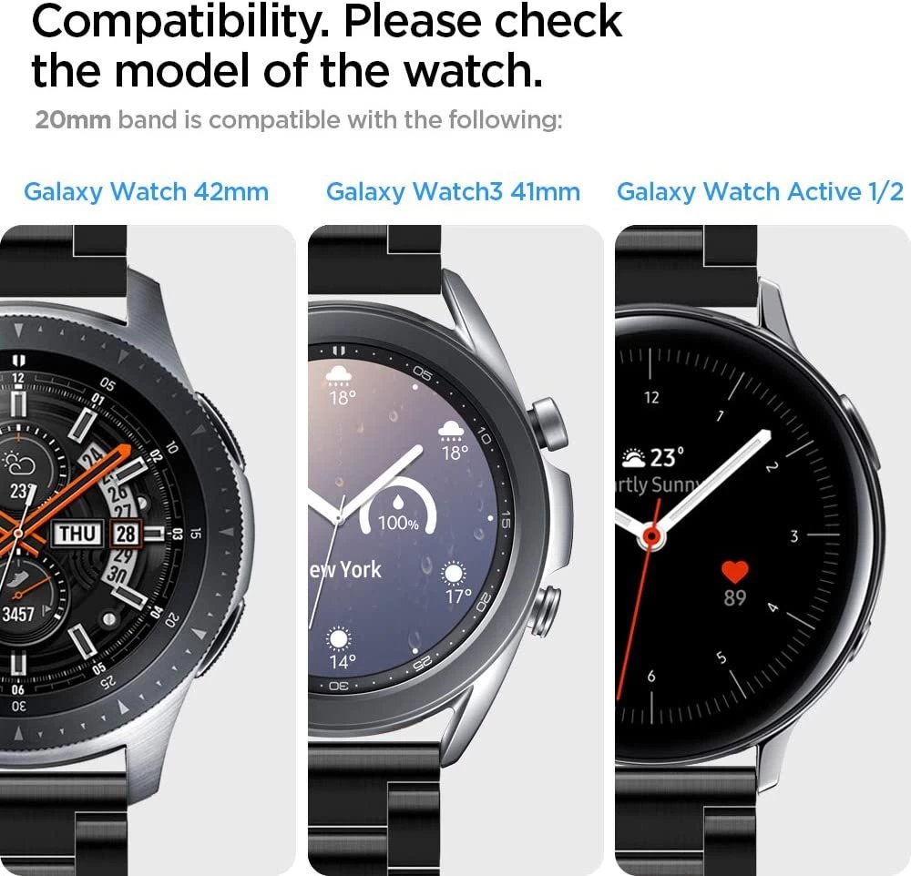Samsung Galaxy Watch 4 telefoni ümbris must SPIGEN Modern Fit 46mm (22mm)