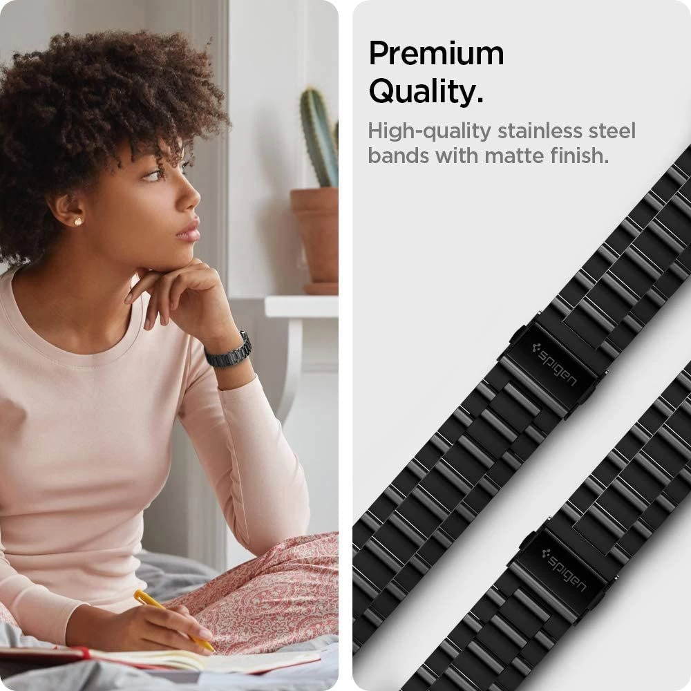 Samsung Galaxy Watch 4 telefoni ümbris must SPIGEN Modern Fit 46mm (22mm)