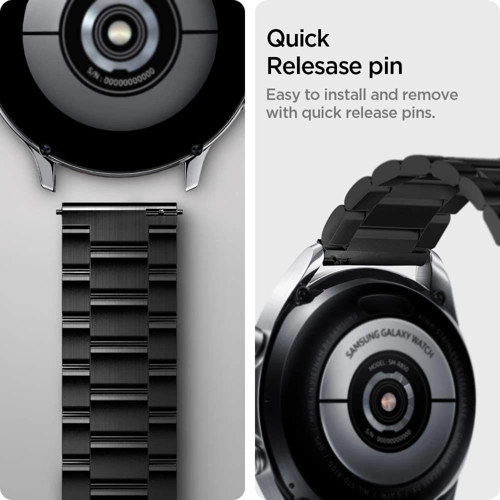 Samsung Galaxy Watch 4 telefoni ümbris must SPIGEN Modern Fit 46mm (22mm)