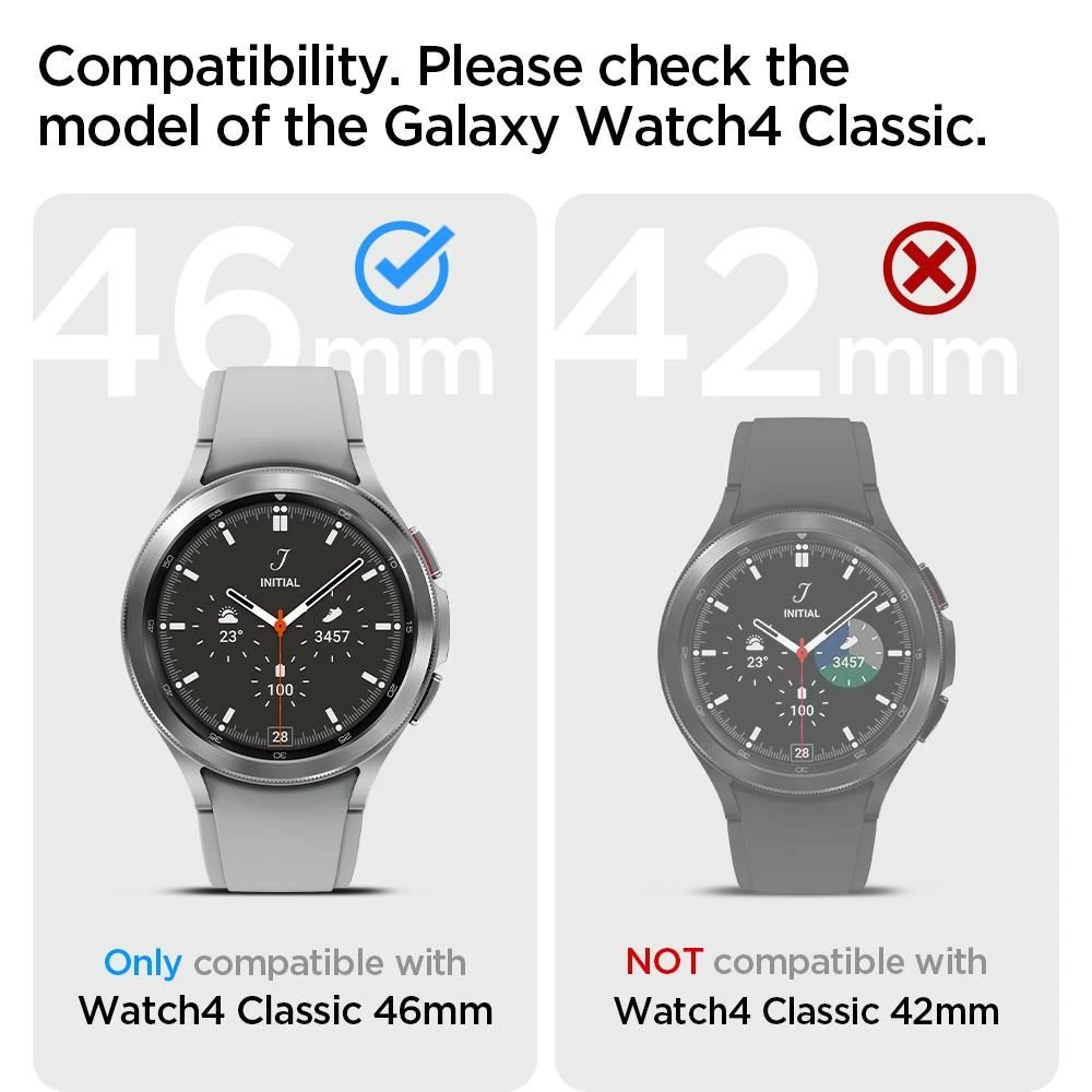 Samsung Galaxy Watch 4 telefoni ümbris must SPIGEN Rugged Armor PRO Classic