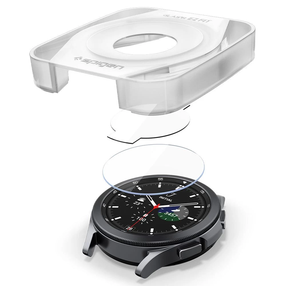 Samsung Galaxy Watch 4 Tempered glass SPIGEN TR EZ FIT Glass Classic 42mm (2pack)