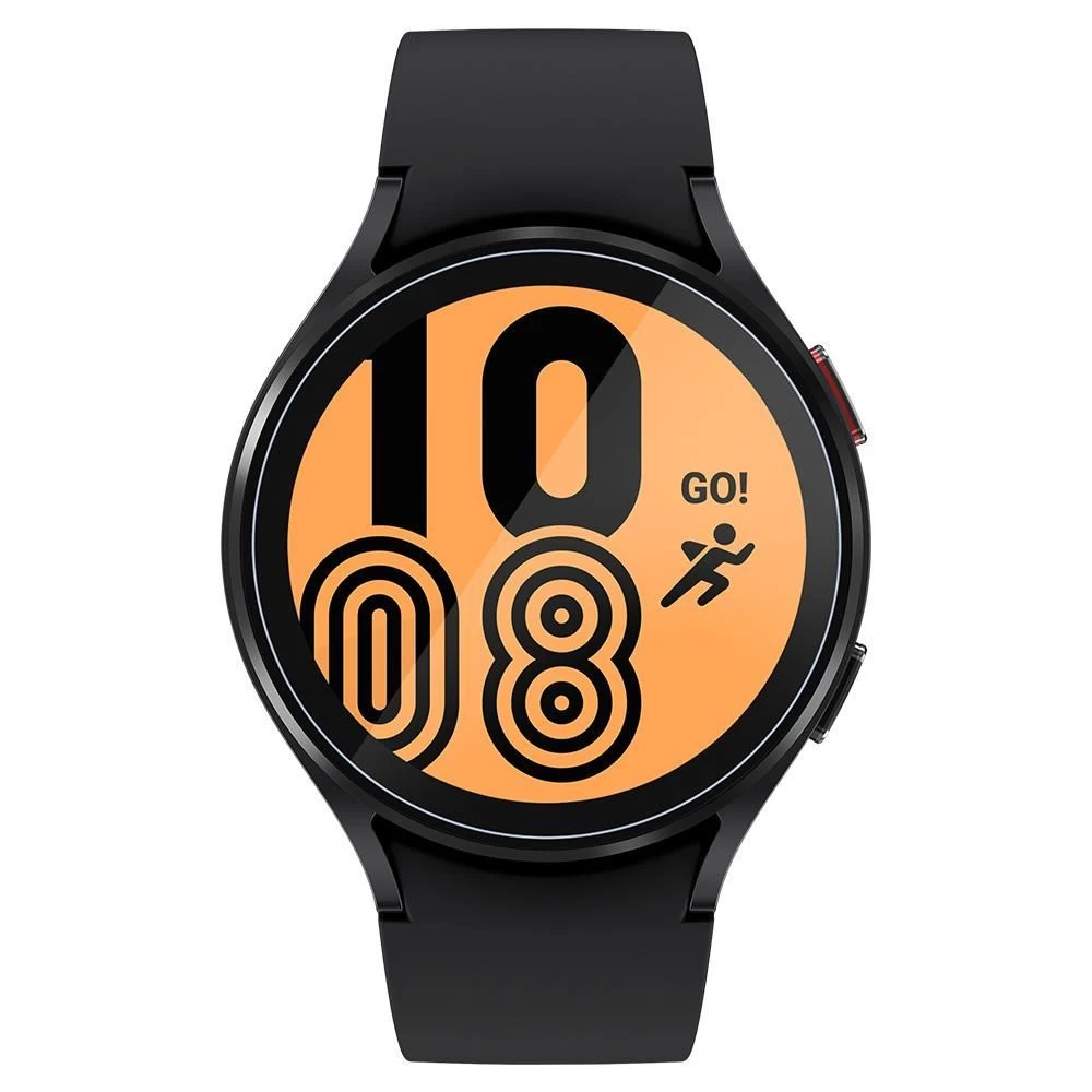 Samsung Galaxy Watch 4 skärmskydd SPIGEN TR EZ FIT Tempered Glass 44mm (2pack)