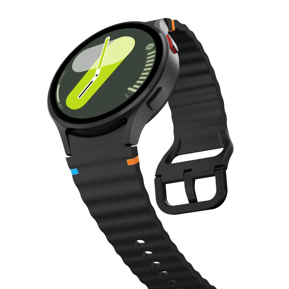 Samsung Galaxy Watch 4 telefoni ümbris must TECH-PROTECT SILICONE SPORT