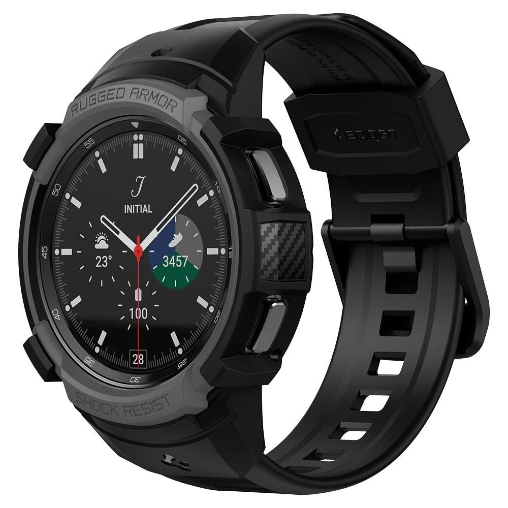 Samsung Galaxy Watch 4 telefoni ümbris must SPIGEN Rugged Armor PRO Classic