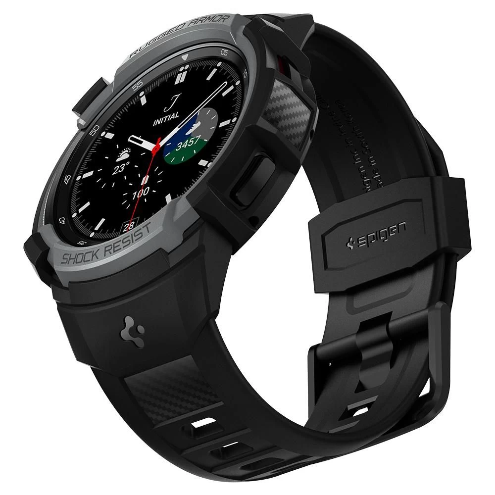 Samsung Galaxy Watch 4 telefoni ümbris must SPIGEN Rugged Armor PRO Classic