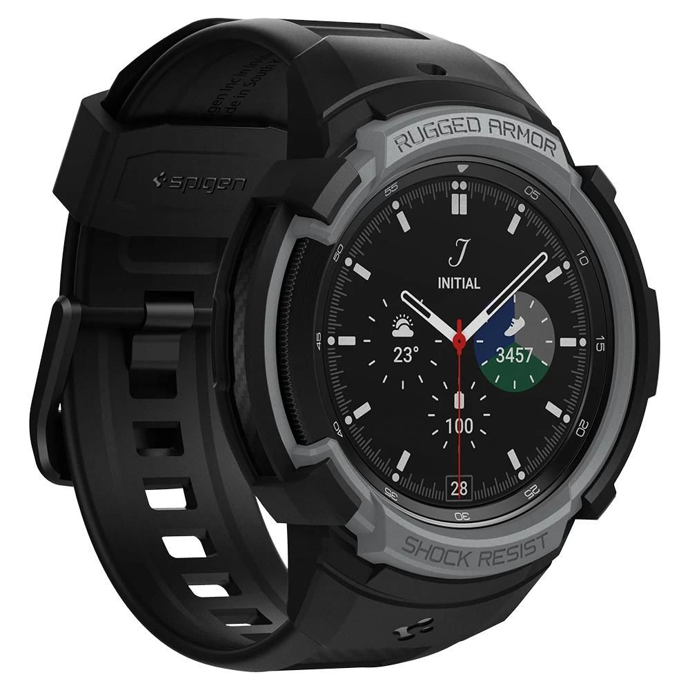 Samsung Galaxy Watch 4 telefoni ümbris must SPIGEN Rugged Armor PRO Classic