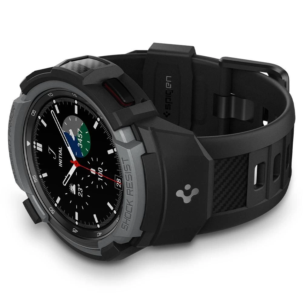 Samsung Galaxy Watch 4 telefoni ümbris must SPIGEN Rugged Armor PRO Classic