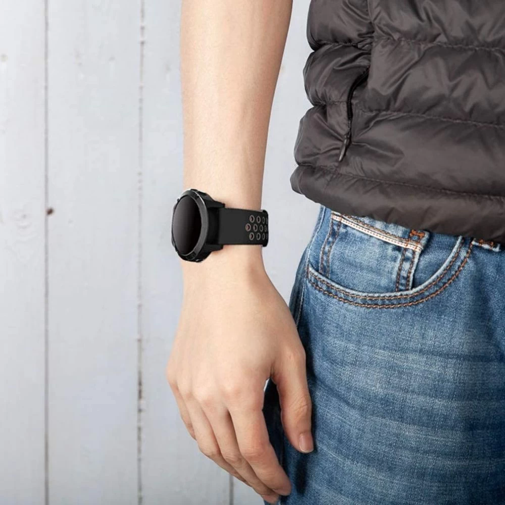 Samsung Galaxy Watch 4 telefoni ümbris must TECH-PROTECT SoftBand 40/42/44/46mm