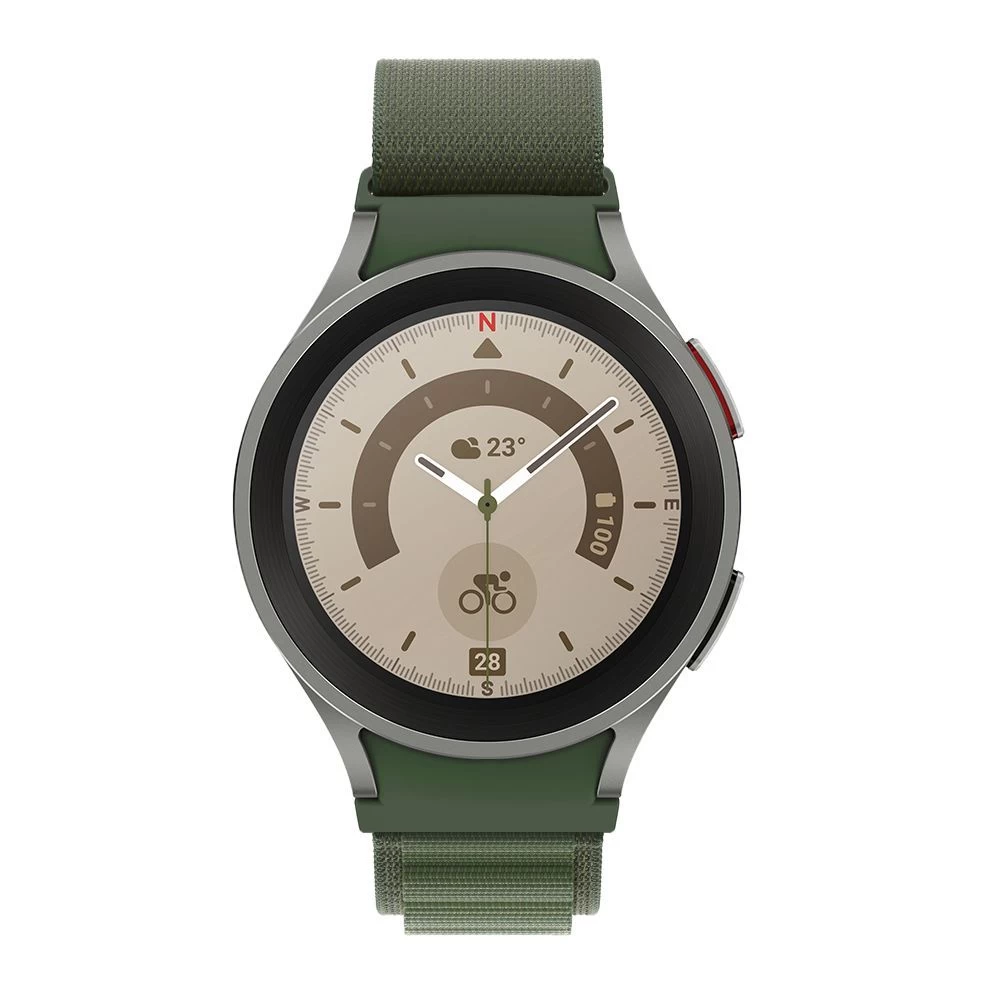 Samsung Galaxy Watch 4 telefoni ümbris roheline TECH-PROTECT NYLON PRO (40 / 42 44 45 46 mm)