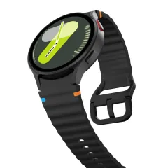 Samsung Galaxy Watch 4 telefoni ümbris must TECH-PROTECT SILICONE SPORT
