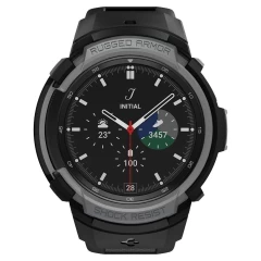 Samsung Galaxy Watch 4 telefoni ümbris must SPIGEN Rugged Armor PRO Classic