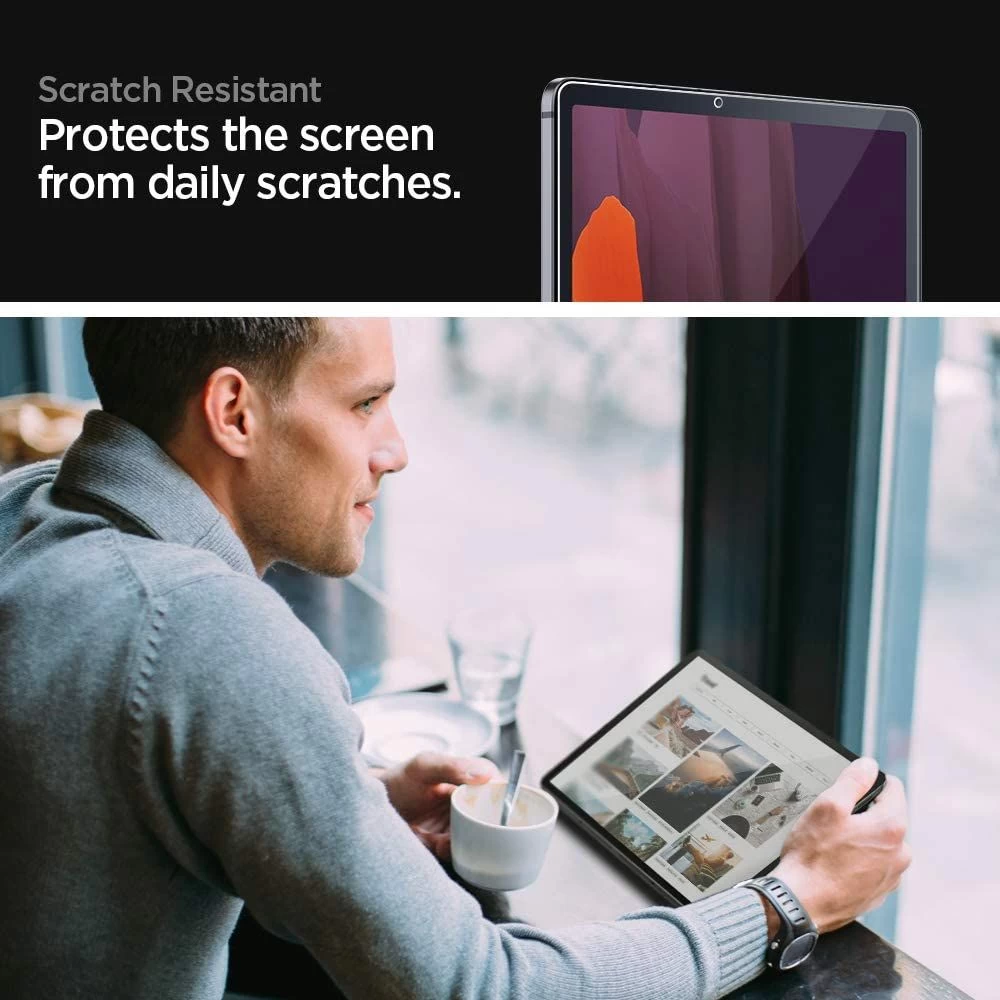 Samsung Galaxy Tab  защитное стекло для планшета SPIGEN Glas.TR EZ FIT S7 FE 5G 12.4 T730/T736B