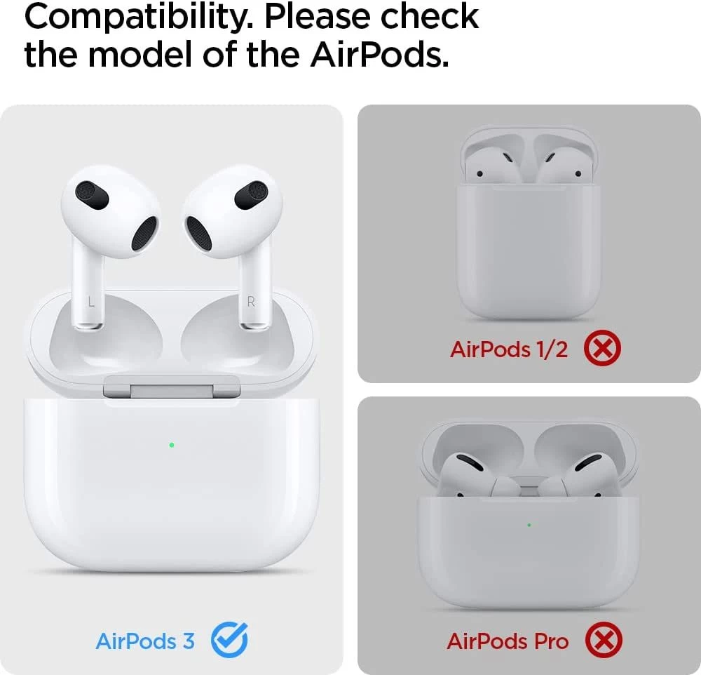 Apple AirPods 3 maciņš  SPIGEN Silicon Fit