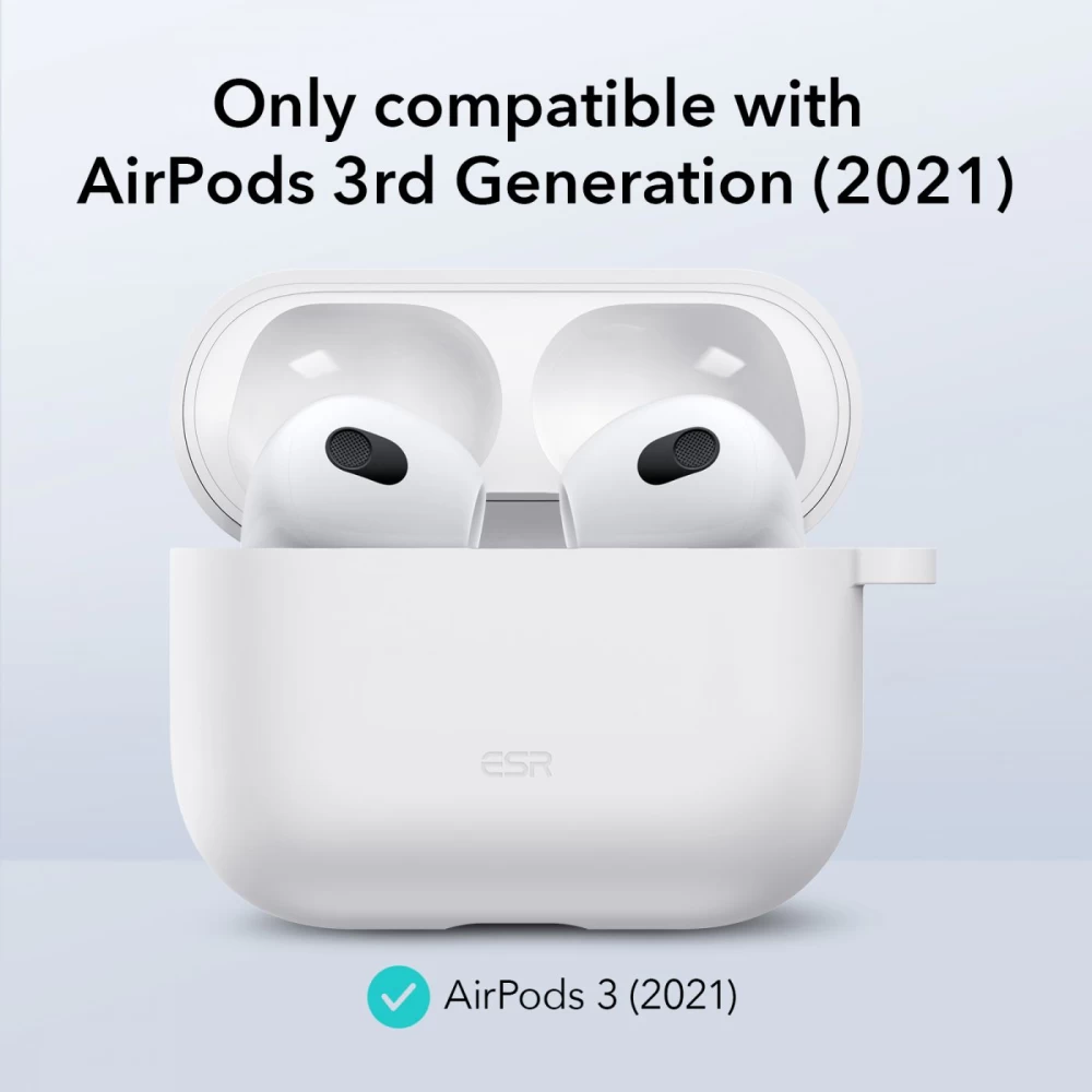 Apple AirPods 3 dėklas baltas ESR Bounce 