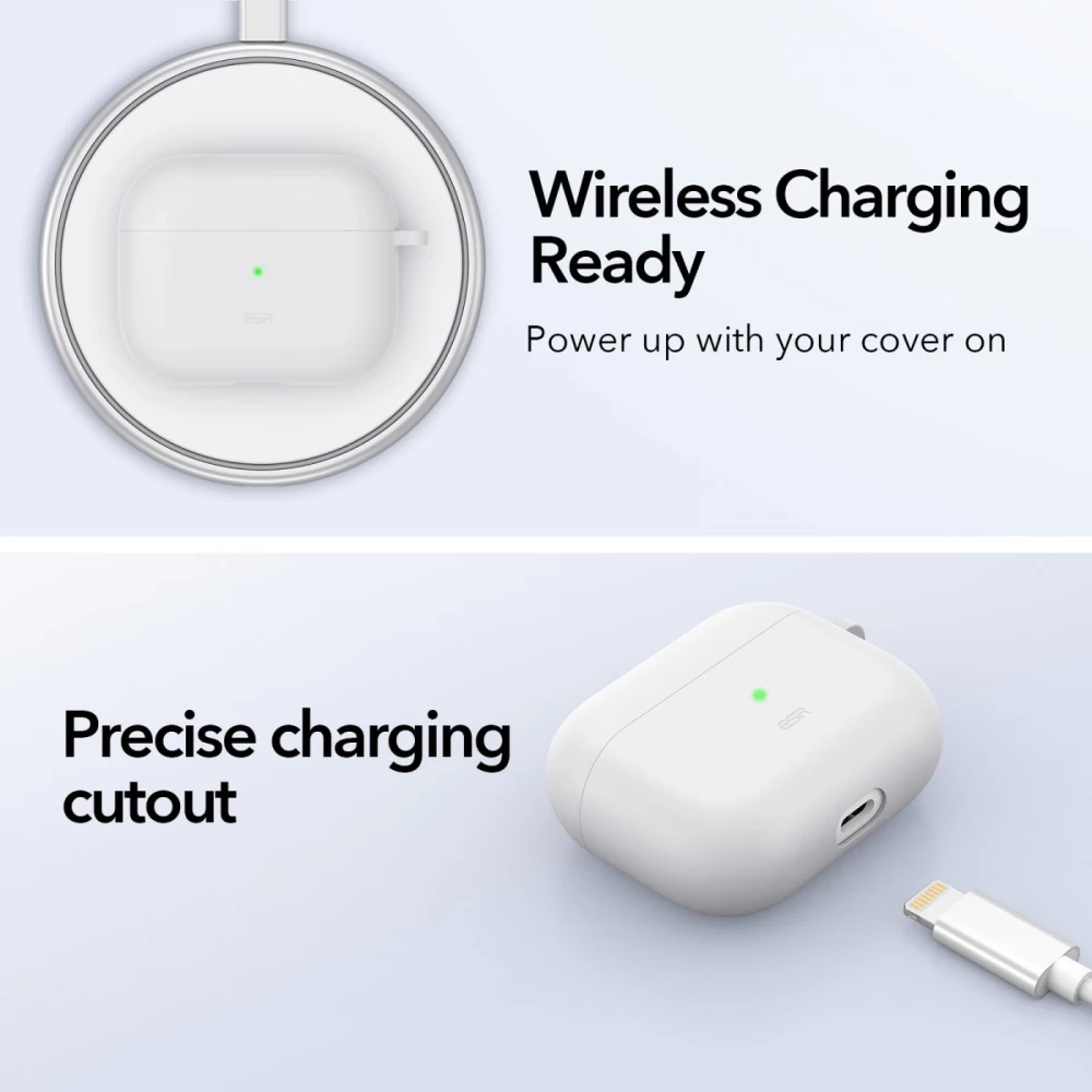 Apple AirPods 3 dėklas baltas ESR Bounce 