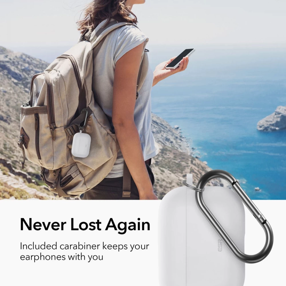 Apple AirPods 3 dėklas baltas ESR Bounce 