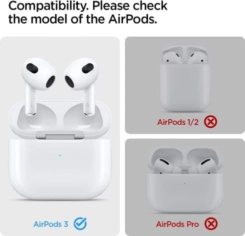 Apple AirPods 3 dėklas Juoda SPIGEN Classic Fit  Airpods
