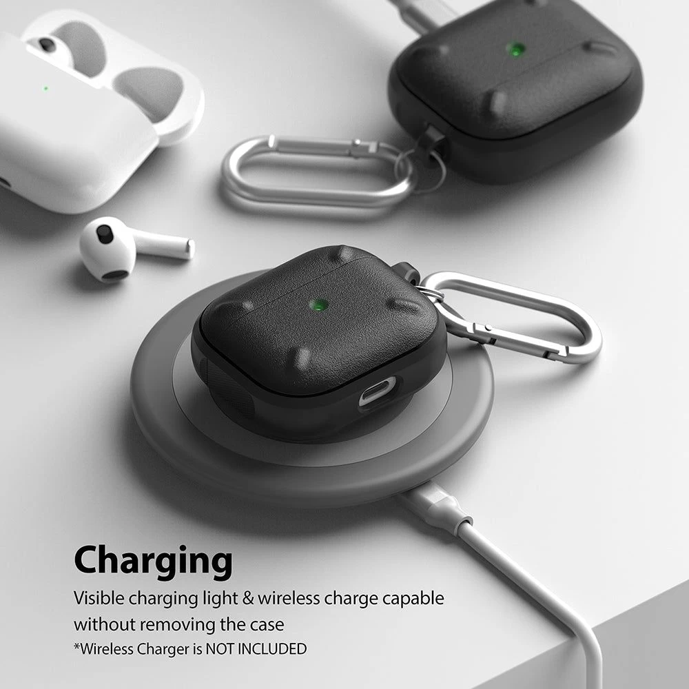 Apple AirPods 3 dėklas Juoda RINGKE Onyx Airpods