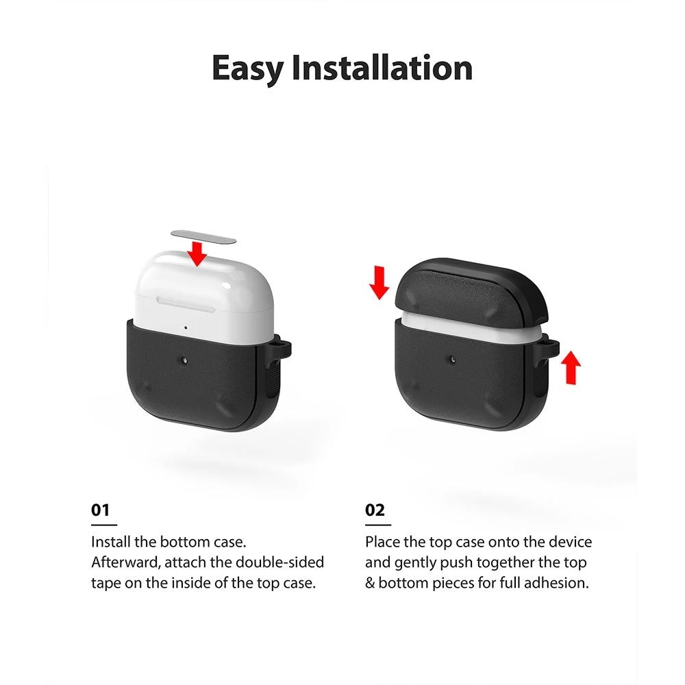 Apple AirPods 3 dėklas Juoda RINGKE Onyx Airpods