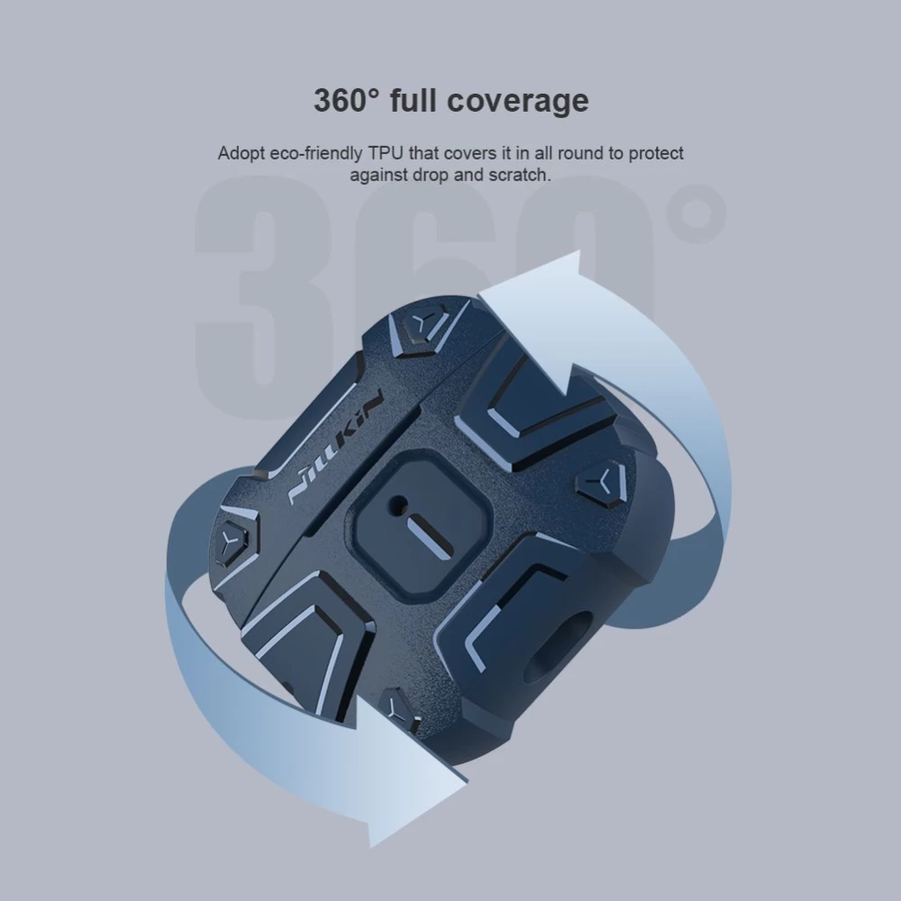 Apple AirPods 3 dėklas Juoda Nillkin Explorer 