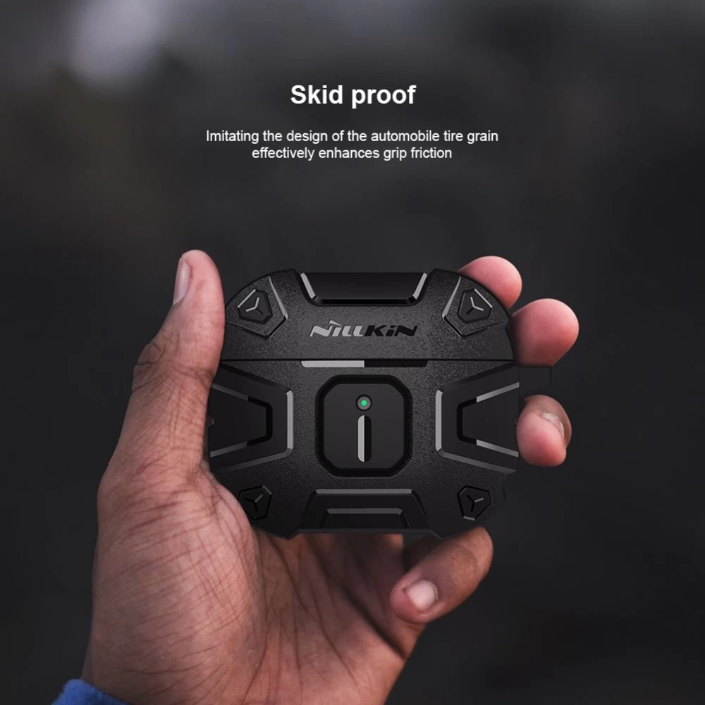 Apple AirPods 3 dėklas Juoda Nillkin Explorer 