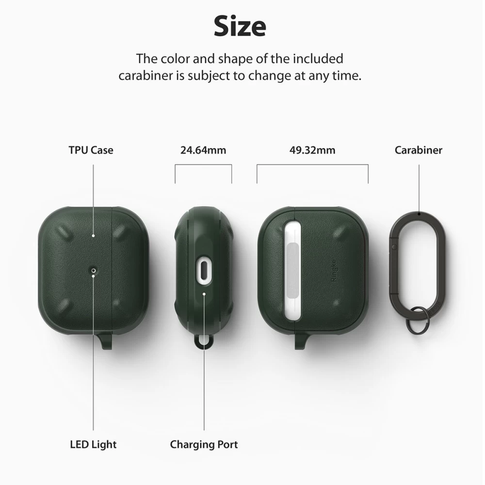 Apple AirPods 3 maciņš zaļš RINGKE Onyx Airpods