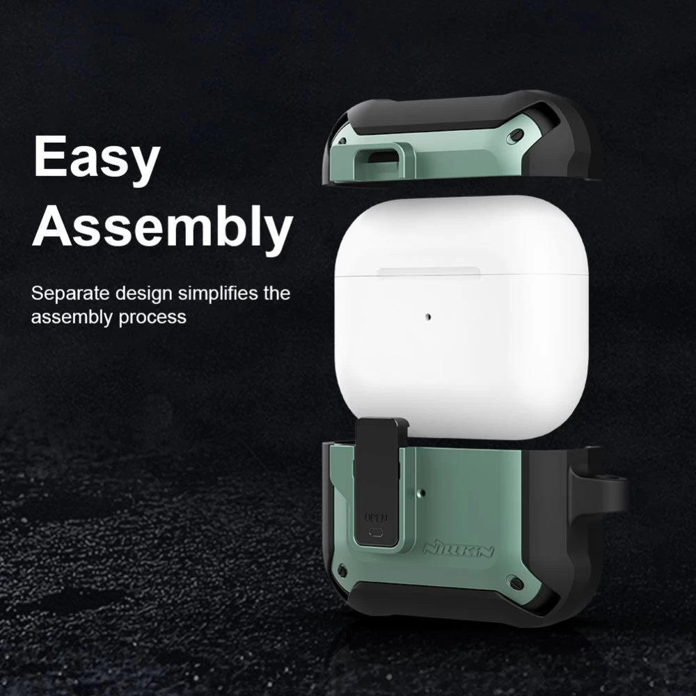 Apple AirPods 3 dėklas žalia Nillkin Bounce 